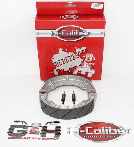 QUALITY Water GROOVED REAR Brake Shoes & Springs for the 2002-2007 Suzuki LT-A LT-F 400 Eiger 2x4 & 4x4 & 2008-2018 Suzuki 400 King Quad Fourwheel ATVs in Saudi Arabia