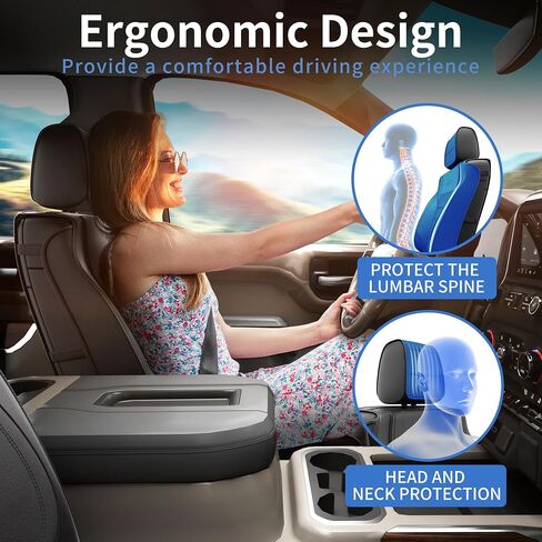 oEdRo 5PCS Car Seat Covers Full Set Compatible with 2007-2024 Chevy Silverado/GMC Sierra 1500 2500HD 3500HD Crew/Double/Extended Cab, Truck Waterproof Leather Seat Cover Protectors (Black) in Saudi Arabia