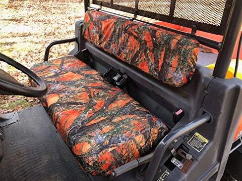أغطية مقاعد Durafit 2005-2013 Kubota RTV 900 أغطية مقاعد مموهة باللون البرتقالي NOT X Model in Kuwait