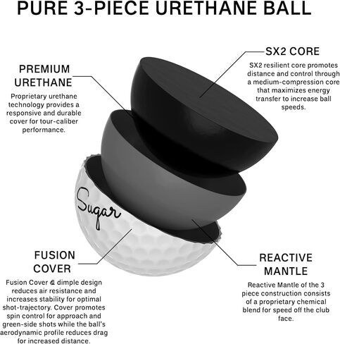 | Pure | 27 Balls | 3-Piece, Premium Urethane - White in Saudi Arabia