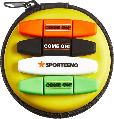 مرطب اهتزاز التنس في عبوة هدايا بسحاب مضحك (عبوة من 4 قطع). أفضل ممتص للصدمات لمضربك وخيوطك in Kuwait