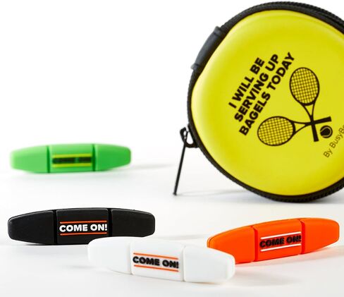 مرطب اهتزاز التنس في عبوة هدايا بسحاب مضحك (عبوة من 4 قطع). أفضل ممتص للصدمات لمضربك وخيوطك in Kuwait