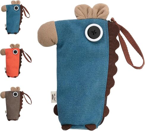 Mr. Pen- Standing Pencil Case, Animal Pencil Pouch, Red Donkey, Kids Pencil Case for Kids, Stand Up Pencil Case, Cute Pencil Pouch for Girls and Boys, Pen Case, Pen Pouch, School Pencil Case Pouch in Saudi Arabia