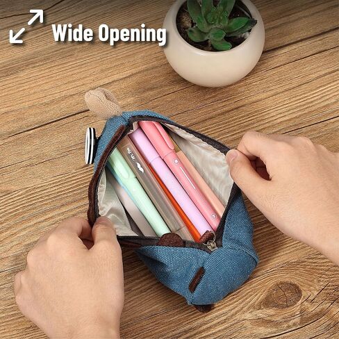 Mr. Pen- Standing Pencil Case, Animal Pencil Pouch, Red Donkey, Kids Pencil Case for Kids, Stand Up Pencil Case, Cute Pencil Pouch for Girls and Boys, Pen Case, Pen Pouch, School Pencil Case Pouch in Saudi Arabia
