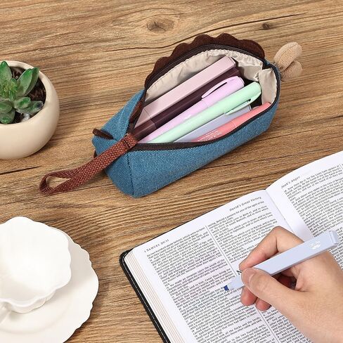 Mr. Pen- Standing Pencil Case, Animal Pencil Pouch, Red Donkey, Kids Pencil Case for Kids, Stand Up Pencil Case, Cute Pencil Pouch for Girls and Boys, Pen Case, Pen Pouch, School Pencil Case Pouch in Saudi Arabia