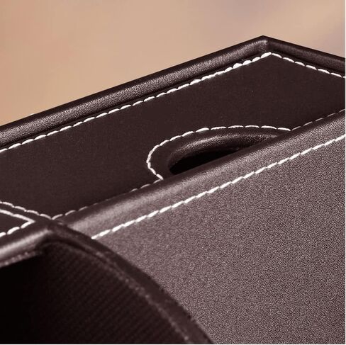 Desk Organizer, PU Leather Desktop Organizers and Accessories, Office Supplies Multi-Functional Caddy Storage with 6 Compartments and 1 Drawer, Workspace Organizer for Office Home School Classroom in Saudi Arabia