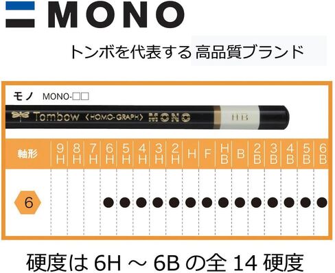 أقلام رصاص تومبو MONO-4B، أحادية، 4B، 1 دزينة in Kuwait
