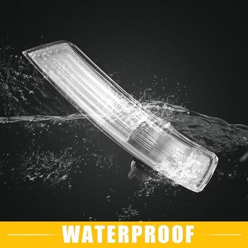 Front Right Side Door Rearview Side Wing Mirror LED Turn Signal Light No.CJ5413B383AA Indicator Blinker Lamp for Ford FOCUS 2012 2013 2014 2015 2016 2017 2018 in Saudi Arabia
