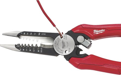 ميلووكي 48-22-3079 كماشة تجريد الأسلاك وإعادة التوسيع 6 في واحد للكهربائيين in Kuwait