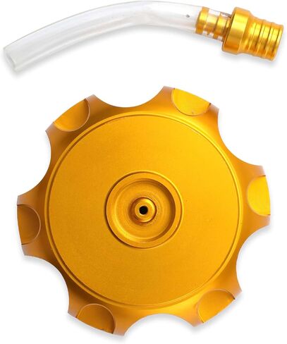 غطاء خزان وقود غاز ألومنيوم 50 مم مع صمام تنفس لـ 50cc 70cc 90cc 110cc 125cc 140cc 150cc 160cc Pit Dirt Bike ATV Taotao (أصفر) in Kuwait