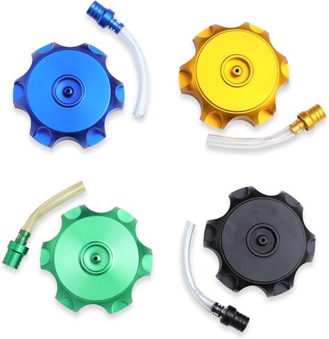 غطاء خزان وقود غاز ألومنيوم 50 مم مع صمام تنفس لـ 50cc 70cc 90cc 110cc 125cc 140cc 150cc 160cc Pit Dirt Bike ATV Taotao (أصفر) in Kuwait