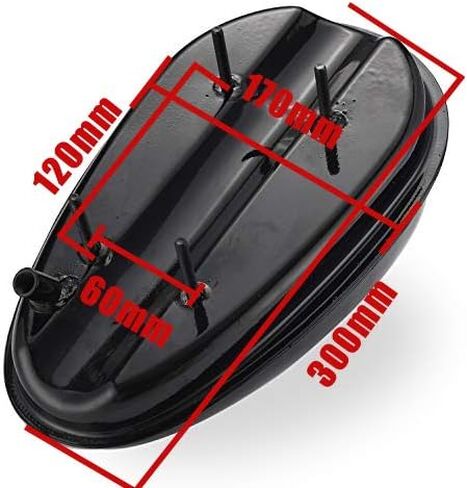 3L Motorcycle gas tank Fuel Petrol With Cap Switch For Motorized Bicycle Bike Metal Accessory Durable in Saudi Arabia