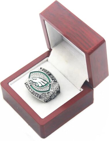 PHI 2017 Eagle Champions Ring 52 Party Supplies Phi 1948 1949 1960 1980 2004 2022N'F'C بطولة المؤتمرات مجموعة 6 خواتم للرجال والأولاد والأطفال والشباب والنساء in Kuwait
