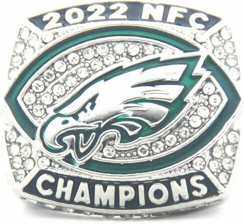 PHI 2017 Eagle Champions Ring 52 Party Supplies Phi 1948 1949 1960 1980 2004 2022N'F'C بطولة المؤتمرات مجموعة 6 خواتم للرجال والأولاد والأطفال والشباب والنساء in Kuwait