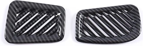 لسيارة هايلاندر 2023 2022 2021 2020 زخارف لمنفذ فتحة تهوية الرياح العلوية، ملحقات غطاء الحبوب من ألياف الكربون الداخلية الرياضية-الكربون in Kuwait