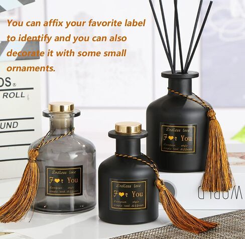Pack of 1 Empty Glass Diffuser Bottle Aromatherapy Container Jar Fragrance Accessories Use for DIY Replacement Diffuser Sticks Sets Essential Oils Crafts Decor(Gray) in Saudi Arabia