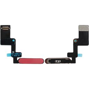 New Power Button Flex Cable Ribbon Replacement Compatible with iPad 10 10th 2022 10.9 inch A2696 A2757 A2777 -Pink-Only 1 PCS
