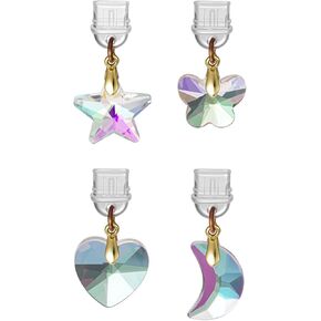 Agromusk 4pcs Kindle Charm Cute Moon Star Heart Butterfly Sun Catcher Phone Type C Dust Plug Charm Accessories Compatible With Kindle Paperwhite 2021 Released Iphone Usb C Devices Port Cover