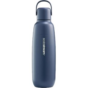 SodaStream 0.9 L Fizz&go Cool Metal Bottle Storm | Dishwasher Safe | Compatible with Duo, E-Duo, Terra and Much More | Keeps Warm & Cold for up to 12 Hours | BPA-Free | Pack of 1