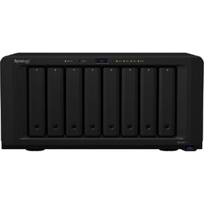 Synology DiskStation DS1821+ NAS Server مع وحدة المعالجة المركزية Ryzen 2.2Ghz ، ذاكرة 32 جيجابايت ، تخزين SSD 32 تيرابايت ، 2 تيرابايت M.2 NVME SSD ، نظام التشغيل DSM