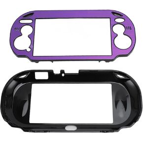 PS Vita 1000 Metal Case Cover, Aluminum Alloy Protective Hard Shell with Brushed Finish, Designed for PSV 1000 Console, Precise Cutouts, ABS Material, Compatible with,Please