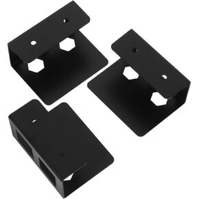 1 Set Under Desk Laptop Holder Bracket for Laptops Tablets Keyboards Invisible Storage Design Fit for Various Tidy Workspace