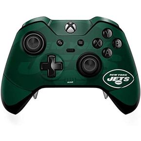 Skinit Decal Gaming Skin Compatible with Xbox One Elite Controller - Officially Licensed NFL New York Jets Double Vision Design