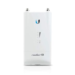 Ubiquiti Rocket White 5AC LITE - 5-ghz 802.11ac 500-mbps Point to Point Basestation - Max Consumption 6.5w - Built-in Rocket Mount - Plug and Play