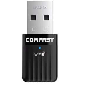 WF 6 Adaptador USAB AX600 Wi Fi Adapter 802.11ax Driver 5GHz+2.4GHz WIRIELESS DONGLE لجهاز الكمبيوتر المحمول WIN 10/11