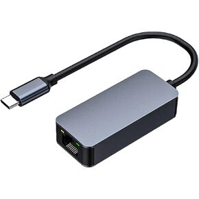 2.5G Type C | 2500Mbps Network Card Adapter USaB/Type-C to Rj45 Adapter 2.5G USaB 3.0 Wired Network Card Converter Hub for Laptop Win 7/8/10