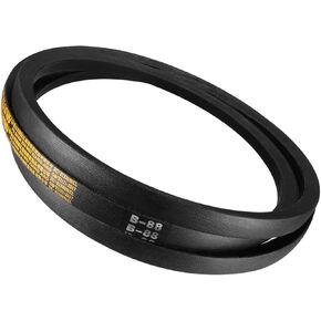 Kozelo B-120 V-Belts - [120" Pitch Length x 0.63" Width x 0.43"Thickness] B-Section Rubber Drive Belt for Power Transmission Use, Black in Saudi Arabia