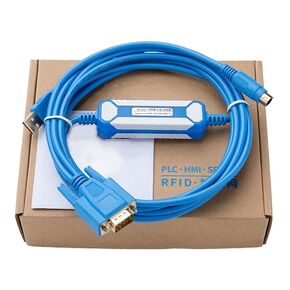 لكابل برمجة USB-LG-XGB PLC XBC XBM K7M سلسلة تنزيل بيانات كابل الذهب مطلي باللون الأزرق