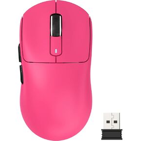 ATTACK SHARK X3 Lightweight Wireless Gaming Mouse with Tri-Mode 2.4G/USB-C Wired/Bluetooth,Up to 26K DPI, PAW3395 Optical Sensor,Kailh GM8.0 Switch,5 programmable Buttons for PC/Win/Mac(Berry Red) in Kuwait
