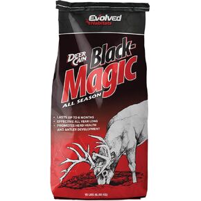Deer Cane Black Magic All Season 15 LBS Powder Mineral Deer Justand - على مدار السنة طويلة الأمد لعق العق
