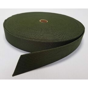 1 Yard - MIL SPEC 1.5" Elastic Webbing/MOLLE Webbing - Olive Green