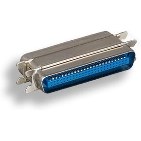 KENTEK CN50 50 Pin Male to Male M/M SCSI Centronics Mini Adapter Changer Coupler