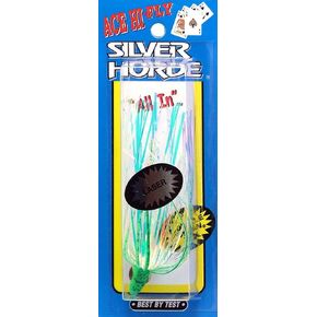 Silver Horde 1670000142 Ace Hi Fly 1/PK Green Spatter Back, Multi, One Size