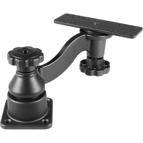 RAM-109HU Horizontal 6" Swing Arm Marine Mount for Fishfinders & Chartplotters - Universal Fit for Garmin, Humminbird, Lowrance & More