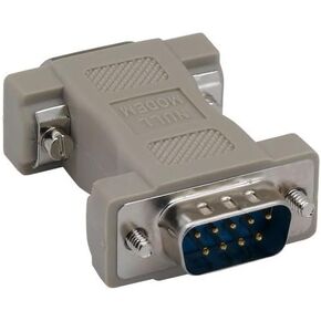 Kentek DB9 9 Pin ذكر إلى أنثى M/F التسلسلية/في NULL MODEM ADAPTER GANCER COUPLER RS-232 CROSSOVER DET DCE نقل بيانات