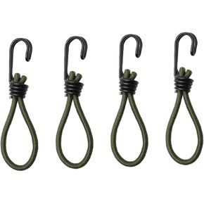4Pcs Portable Tent Fixing Buckles for Camping Durable Outdoor Elastic Cord Hooks Easy Install Suitable for Various Outdoor Activities