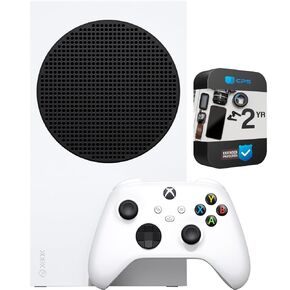 Microsoft EP2-10050 Xbox Series S 512GB All-digital Gaming Console Robot White (Renewed) Bundle with 2 YR CPS Enhanced Protection Pack