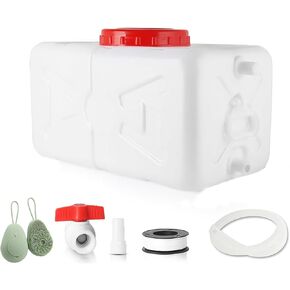 Large Capacity Water Tank with Faucet for Household and Outdoor Use - Portable and Durable Plastic Water Storage Cube11