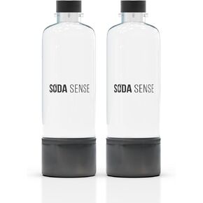 Soda Sense SENSEation Spare Re-usable Carbonation Bottle, 2 pack, BPA Free