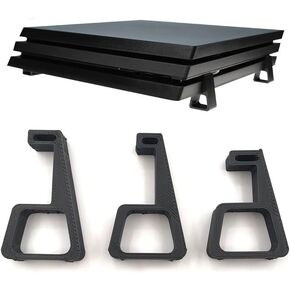 4PCS Cooling Horizontal Version Bracket for PS4 Slim Pro Feet Stand Console Base Flat-Mounted Holder Stand (PS4 Slim)