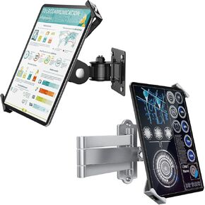AboveTEK Universal 7-11 Inch Tablet Wall Mount, Anti-Theft Locking Security System, Adjustable 360 Rotation, Easy Mounting and Installation, Compatible with iPad, iPad Pro