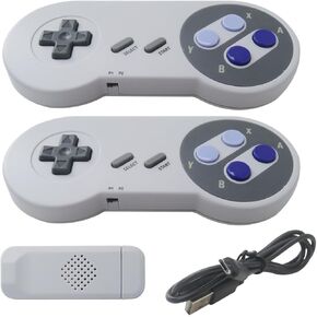SF900 for NES Retro Video Game Console HD Game Stick 5000 Games with 2X Wireless Controllers