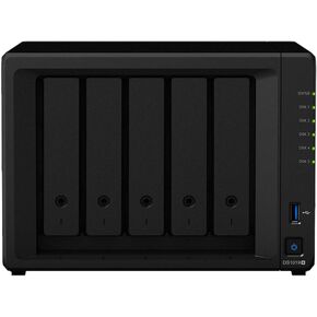 Synology DiskStation DS1019+ iSCSI NAS Server with Intel Celeron Up to 2.3GHz CPU, 8GB Memory, 20TB HDD Storage, DSM Operating System