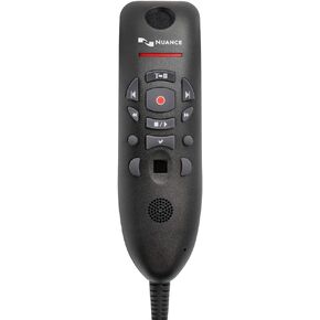 Nuance PowerMic III Dictation Microphone for Dragon with Curly Cord 2ft up to 4ft
