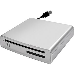 Portable Car CD Player, External Universal CD Player with USB Cable, Plugs into Car USB Port, Laptop, TV, Mac, Computer