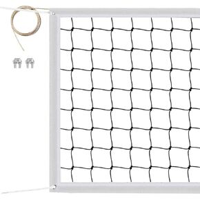 LalaKoo Heavy Duty Volleyball Net Set - 3 in 1 Pro Volleyball Net System Height Adjustable Portable Volleyball Net with Volleyball Carrying Bag Easy Setup for Backyard Grass Outdoor Beach Lawn in Kuwait